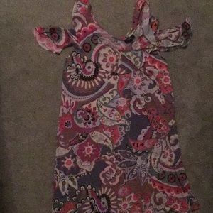 Floral print MSK dress, new with tags.